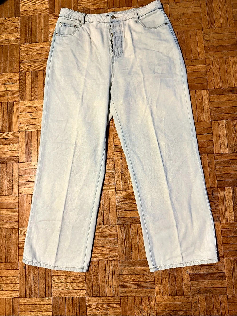 Velvet Heart Davidson High Rise Wide Leg 27L Wide Leg Jeans in Blue Waist 27